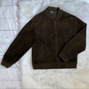 Polo Ralph Lauren Men’s Suede Bomber Jacket Large